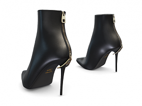 女士鞋子 女性鞋子 性感鞋子 白领鞋子 女士高跟鞋 写实现代鞋子 3d模型