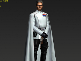 3D模型 3D人物 男性角色 人物 司令官 长官