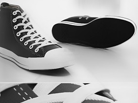 运动鞋 休闲鞋 帆布鞋 鞋子 3d模型