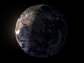 地球模型 3d模型