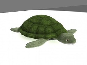 毛绒玩具海龟 3d模型
