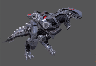 完整动画 机甲霸王龙 科幻机械恐龙 侏罗纪 机甲暴龙