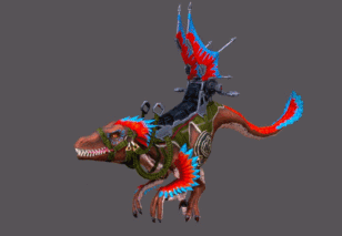 完整动画 伶盗龙 坐骑 侏罗纪 恐龙 写实 恐龙坐骑 3d模型