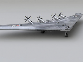 飞翼式战机鼻祖 B-35轰炸机 B2 前辈 轰炸机 三角翼 飞机 XB35