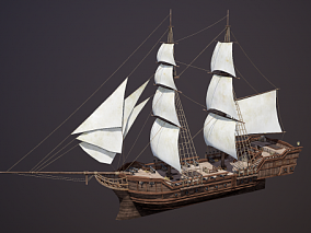 古代帆船 货船 远洋船 大航海时代 中世纪西方战船 欧洲战船 英国战舰