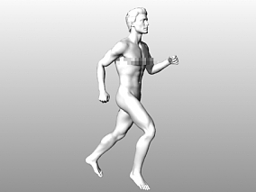 男性跑步动作基础模型