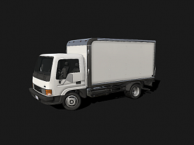 集装箱车 卡车 厢式运货车 小型运输车 箱货小卡车 运输车 车辆 汽车 物流货车