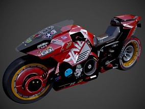 赛博朋克2077 摩托车  次世代  科幻摩托车  摩托战车
