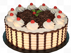 三维卡通蛋糕模型 (2)