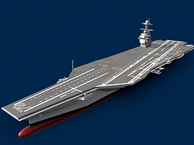 航母 军事装备 3d模型 多种文件格式
