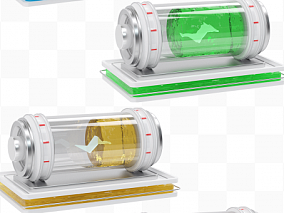 新能源电池立体模型