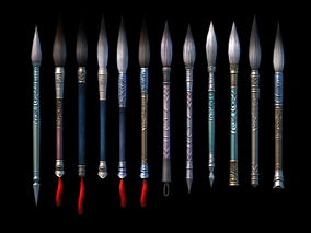 低模毛笔，神笔，神仙笔，毛笔道具