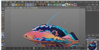 高质量濑鱼 海洋动物 带绑定 带动画 3d模型 多种文件格式 鱼