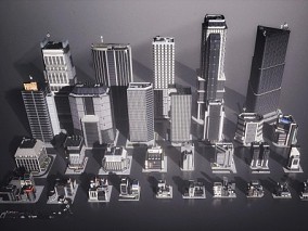高楼大厦 楼房 地标建筑 东京都 写实类 次时代场景模型