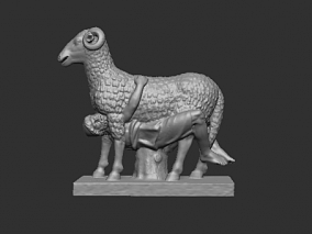 绵羊 羊 山羊 动物 雕塑