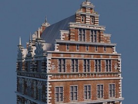 荷兰建筑  哥特建筑  房子