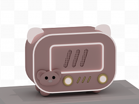猪猪蓝牙音箱3D建模