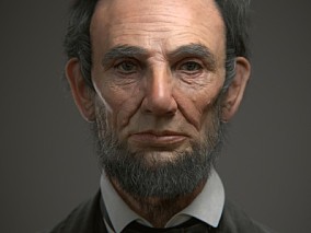 林肯 写实角色 半身像 人物