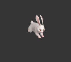 3D打印模型 3D模型 动物模型 兔子 小兔 兔兔