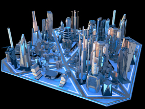 赛博朋克城市   科幻城市  科幻建筑   未来城市  未来建筑   未来世界   赛博朋克  城市