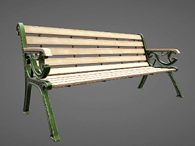 花园长凳  长凳   凳子  板凳  竹凳    花园  户外凳子 铁椅