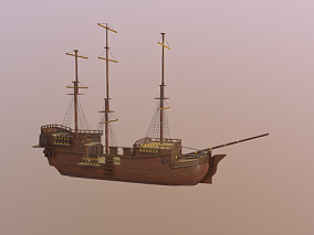 海盗船 古代海军战船 古代船 大船 货船 木船 帆船 欧洲船 复古战船 龙船 加勒比海盗