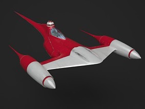 未来 科幻风格 蝎型战机 飞船