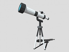 低聚望远镜   卡通望远镜  望远镜  天文学  观星
