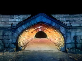 中央公园大桥隧道  隧道  桥洞  扫描隧道 桥洞 山洞 洞口 道路 通道 传送门