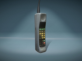 1989 年复古砖手机  大哥大手机  电话 手提电话 工业风手机  复古电话  复古手机