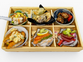 寿司生鱼片饭盒   寿司  生鱼片  饭盒  日料  日本料理  扫描食品