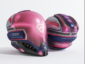 科幻风格头盔 未来 科幻 科技