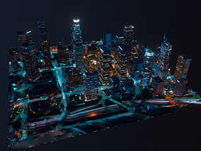 大都市 帝国街区 3D模型 多种文件格式