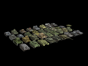 3D坦克模型合集