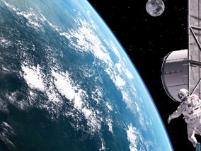 宇宙场景 渲染航天员 模型月球模型宇航员模型星球-OC工程