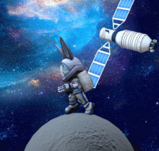（原创）3D星际宇航兔子模型