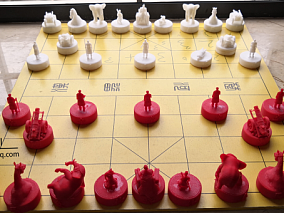 3D立体象棋 中国象棋 创意DIY礼物 （可3d打印）中国文化