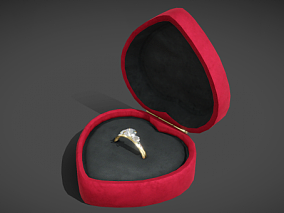 钻戒  戒指  首饰  首饰盒 钻石戒指  婚礼 求婚