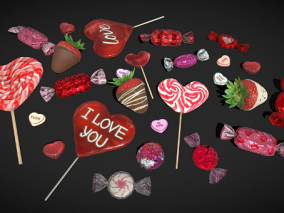 棒棒糖    情人节棒棒糖 心棒棒糖  糖果  巧克力 草莓   水果糖