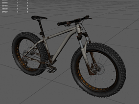 自行车 山地自行车 3d模型