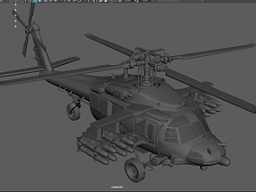 直升机 飞机 3d模型