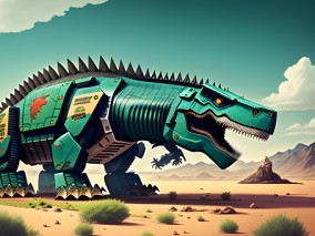 荒漠机甲恐龙