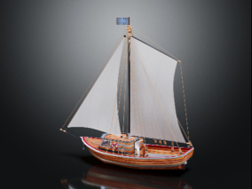 帆船 卡通帆船 帆船模型 小帆船