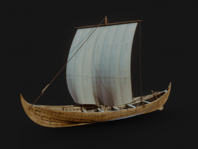 维京船 帆船 古代木船 古代船 木帆船 维京帆船 渔船 欧洲战船 木舟 木船 小帆船