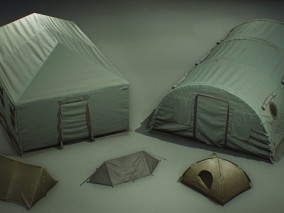露营装备 帐篷 道具 工具 UE4/UE5