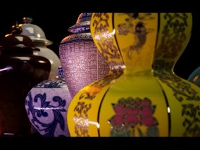 中国古代瓷器 古董 器皿 酒壶 UE5