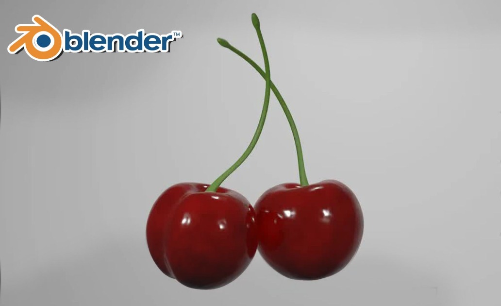 使用 Blender 和简单节点进行逼真的樱桃建模